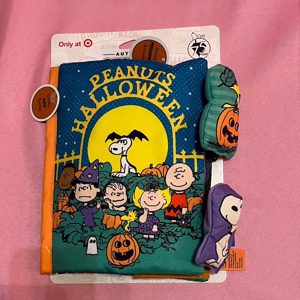 Peanuts Halloween Soft Book for babies